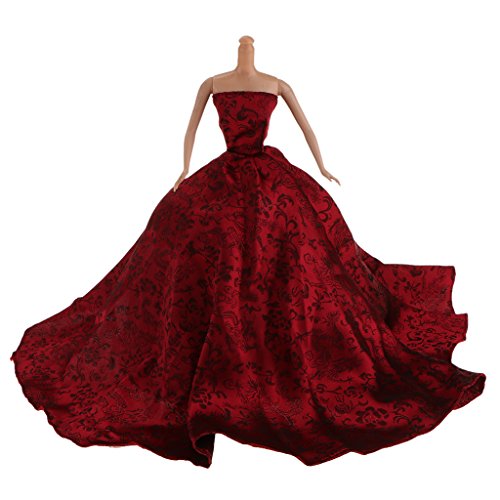 Mini Robe Rouge Foncé Formelle De Soirée De Rob...