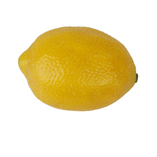 Jaune Citron Artificiel Fruit Réaliste en Plast...