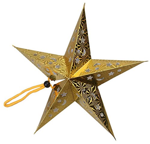 Étoile décoration noël pin suspendre 3d brillan...