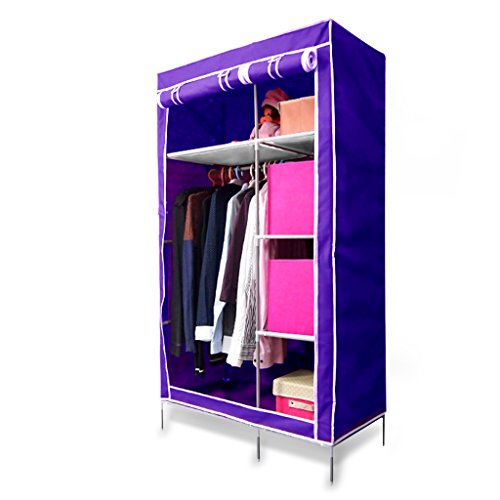 Armoire de rangement penderie de vêtement pliab...