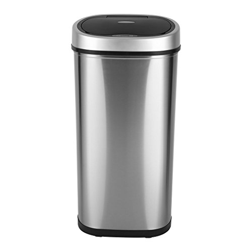 Poubelle en acier inoxydable automatique touchl...