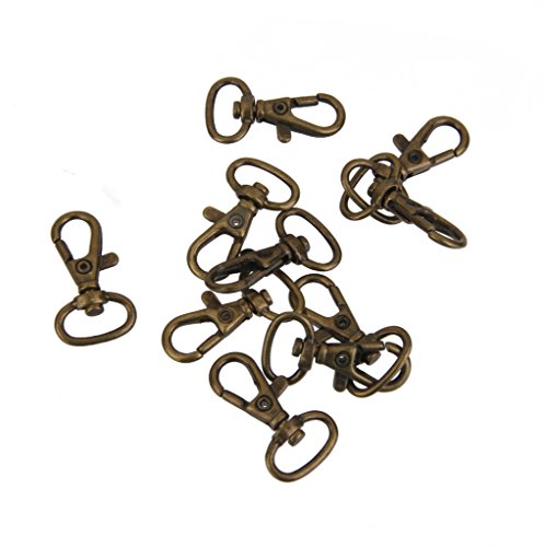10pcs Porte Clef Mousqueton Fermoir Porte clé P...