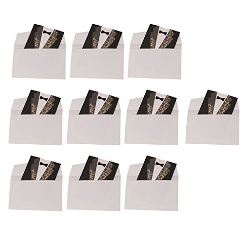 10 Sets Faire-part de Mariage Carte d'Invitatio...