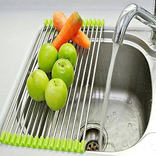 Égouttoir grille séchage en acier inoxydable pl...