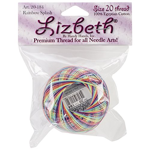 Handy Hands Lizbeth Cordonnet Cotton Size 20-Rainbow Splash code EAN 0769826411840 