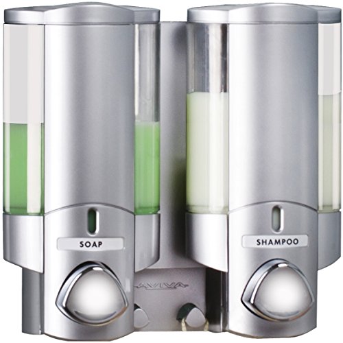 Aviva Better Living Aviva 2 Distributeur de savon à deux compartiments Satiné 0773315762351 (0773315762351)