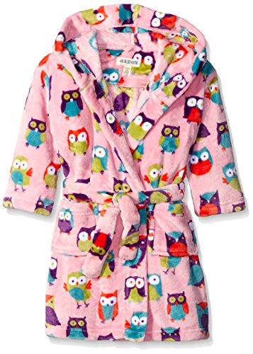 Kids fleece party owls, robe de chambre fille, ...