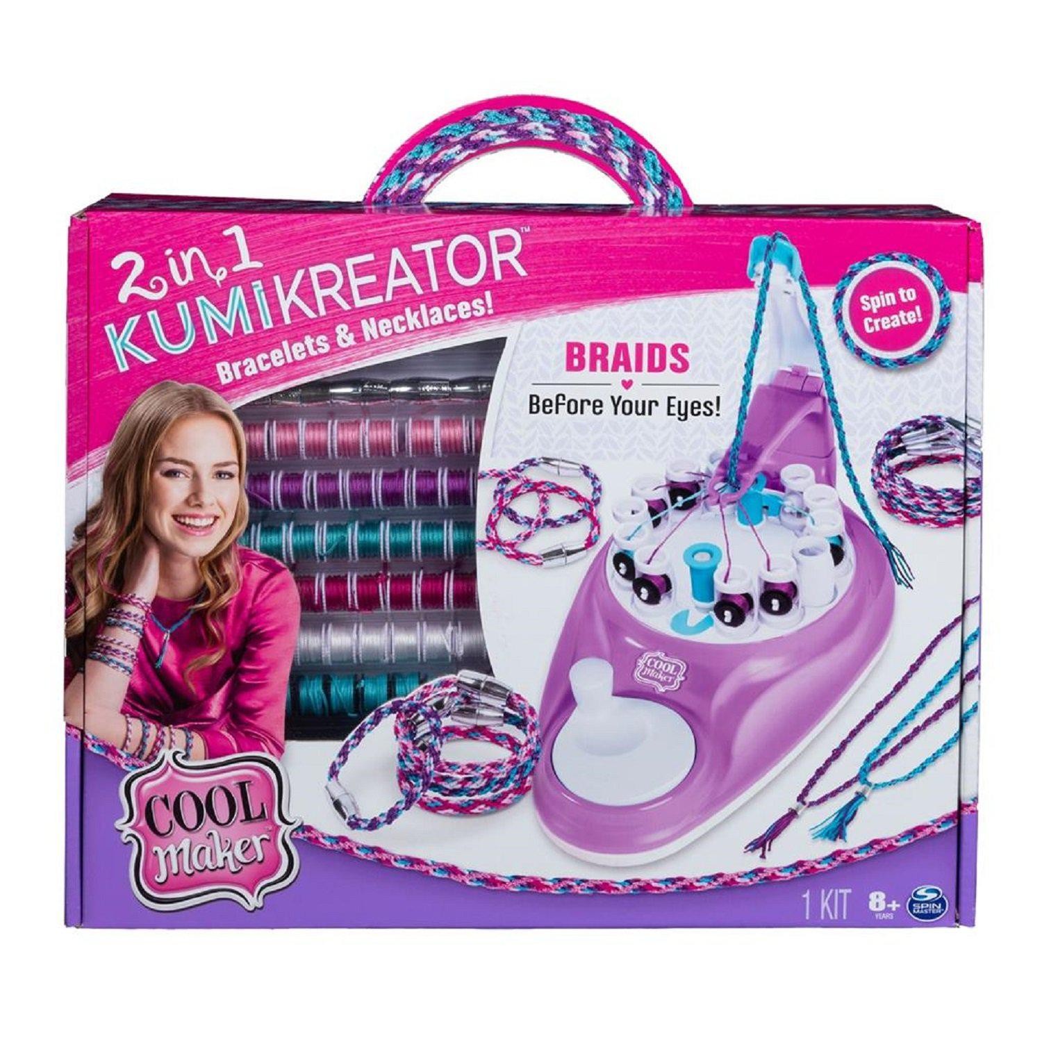 Atelier créatif Accessoires fournis pour créer 5 bracelets et 2 colliers. COOL MAKER 0778988275191 (0778988275191)