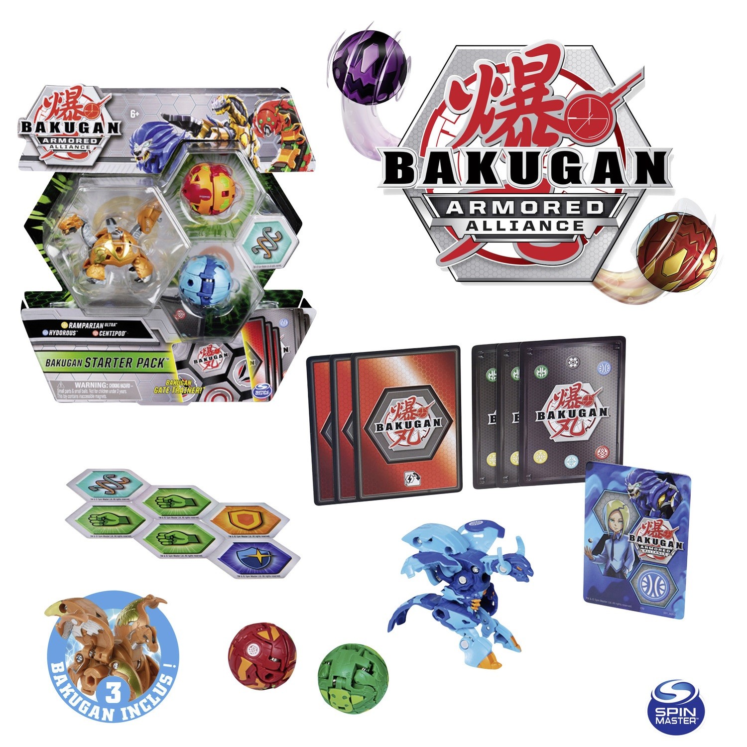 Jouet starter pack Bakugan saison 2 SPIN MASTER