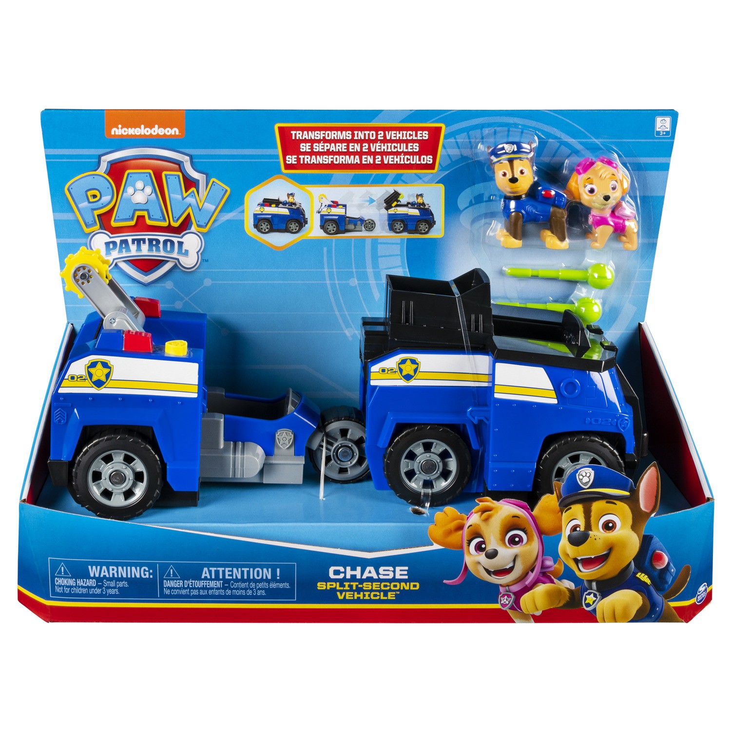 Véhicule 2 en 1 Split Up PAW PATROL