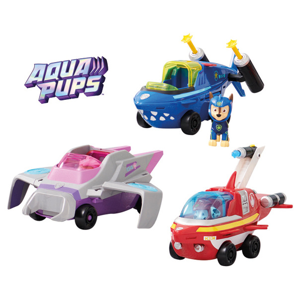 PAW PATROL Véhicule + Figurine Aqua Pups La Pat' Patrouille code EAN 0778988435571 