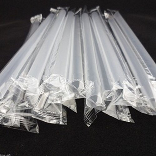 Bubble Tea Pailles, Transparent, 80 Pack