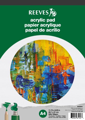 A4 bloc de 15 feuilles de papier acrylique