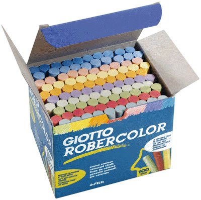 Omyacolor Craies robercolor assorti - boite de 100 0783340802014 (0783340802014)