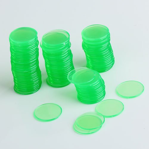 Generic 100pcs 3/4 Pouce Jetons de Jeu Bingo Plastique - Vert, 17 * 9cm code EAN 0783935643176 
