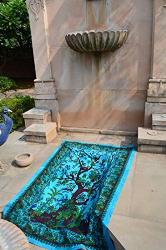 urbancharm-jungle Arbre de Vie tapisserie, indi...