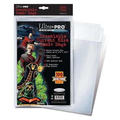 Ultra Pro Comic Bags Current Size (100 ct.) [Im...