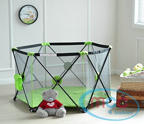 Parc portable pliant vert pour bébés
