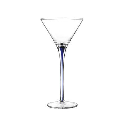 Qualia Glass Tempest Cobalt Martini Glass (Set of 4) by Qualia Glass code EAN 0786173636115 