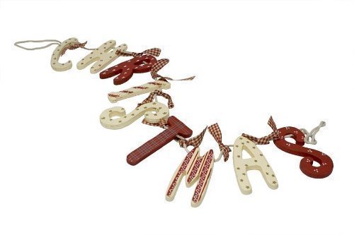 Guirlande de Noël au look campagnard vintage av...