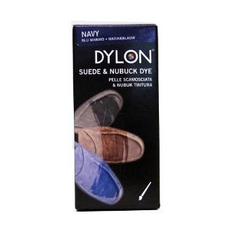Teinture en daim, bleu marine