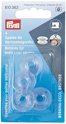 Canettes en plastique pour machine  coudre hori...