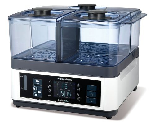 48781 cuiseur vapeur 3 buses blanc 8,2 l