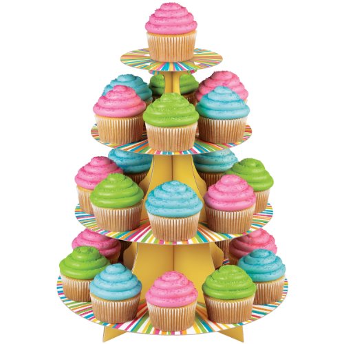 Wilton 1512-0726 - présentoir à cupcakes multicolore code EAN 0787543870436 