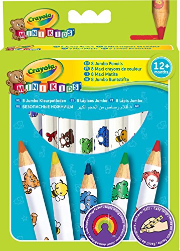 Mini kids - loisir créatif - 8 maxi crayons de ...