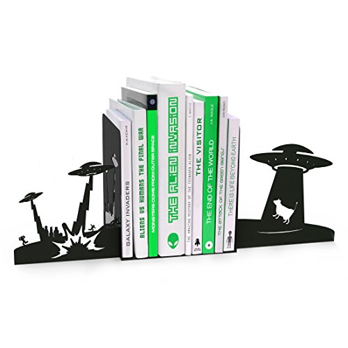 M 16036 alien invasion lot de 2 serre-livres 14...