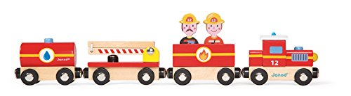 - j08540 - story - train pompiers bois