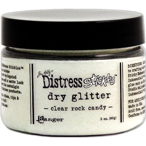 Tim holtz détresse stickles, 3 oz clair rock candy