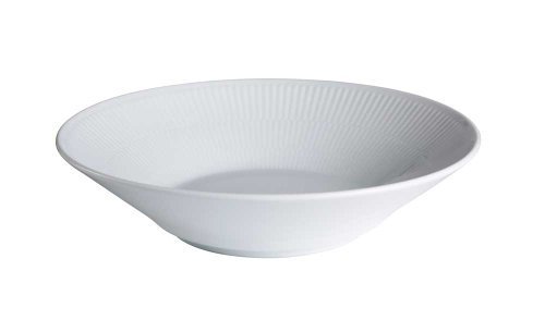 Royal Copenhagen white fluted plain pasta bowl 9.5 inches by royal copenhagen code EAN 0789542355358 