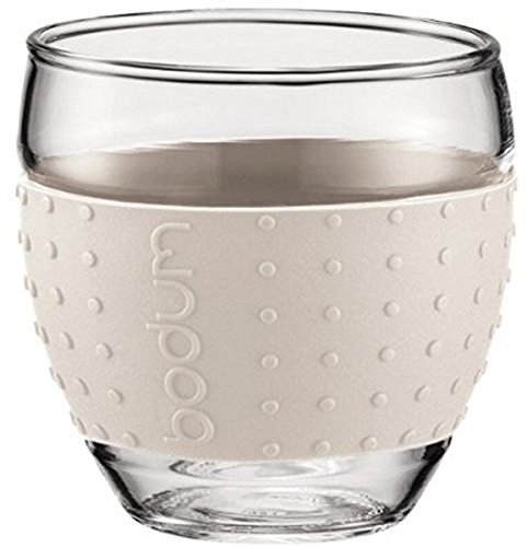 11165-913 pavina set 2 verres 0,1 l blanc crème