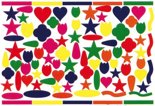 0327430 1584 gommettes etoiles coeur tulipes co...