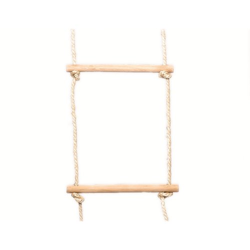 330305 echelle de corde 5 échelons de jardin bois