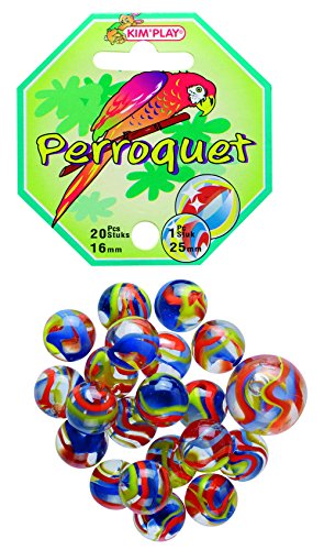 - jeux d'été - 20 billes + 1 calot perroquet