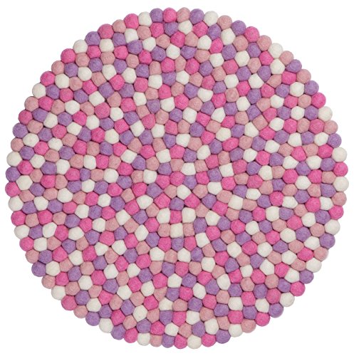 Feutre Boule Coussin pour chaise de/Rose - Rose...
