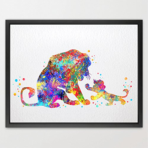 dignovel Studios le Roi Lion Simba Mufasa Illus...