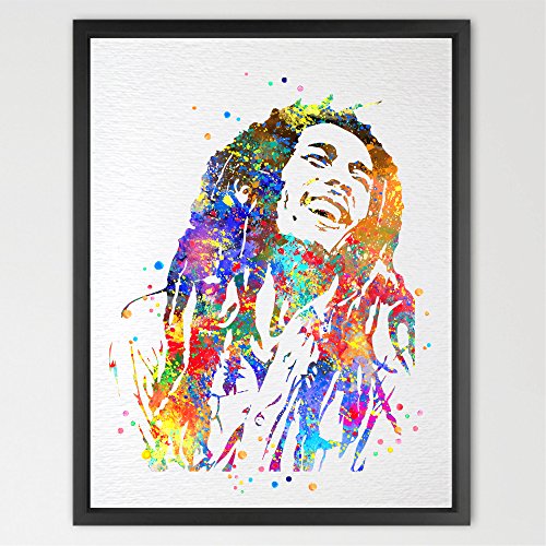 dignovel Studios Bob Marley Imprimé Aquarelle d...