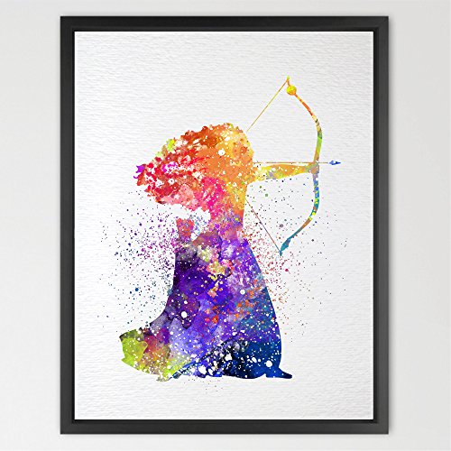 dignovel Studios Brave Merida Illustration Aqua...