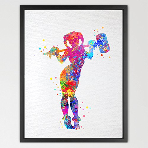 dignovel Studios Harley Quinn Aquarelle Imprimé...