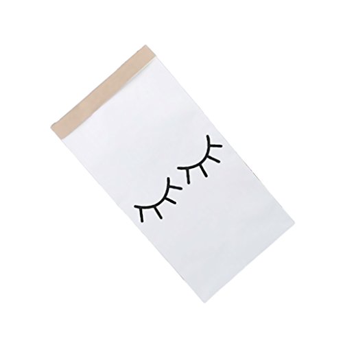 Blanc Kraft Papier Sac de Rangement Organisateu...