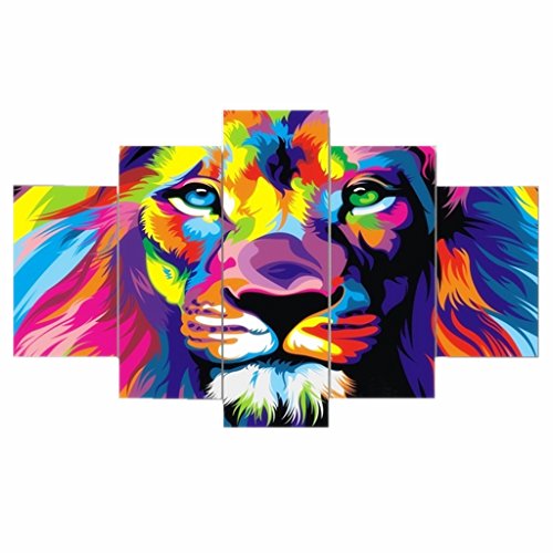 Set de 5pcs Peinture sur Toile Tableau Mural Ar...