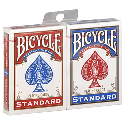 Paquet Cartes X 2 Jeu Bicycle - 1 Rouge et 1 Bleu
