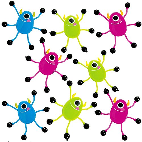 German Trendseller® - 4 x murales de monstre et...