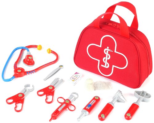 Klein - 4335 - jeu d'imitation - trousse docteur en tissu avec accessoires code EAN 0792165345583 