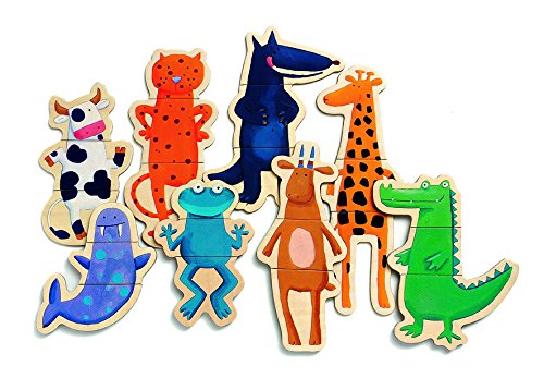 - dj03111 - puzzle - crazy animaux