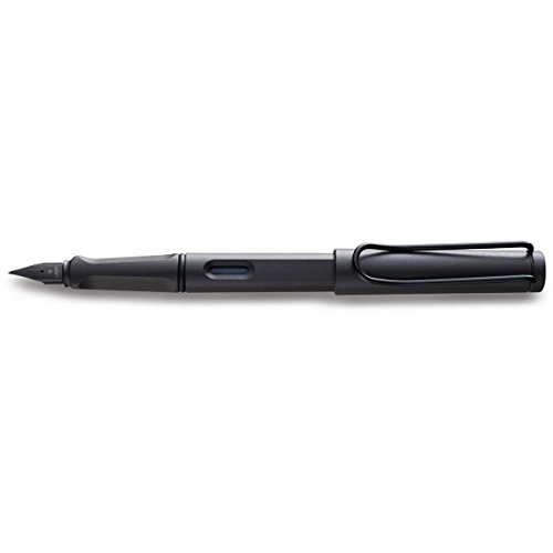 - stylo plume safari noir charbon mat, plume ac...