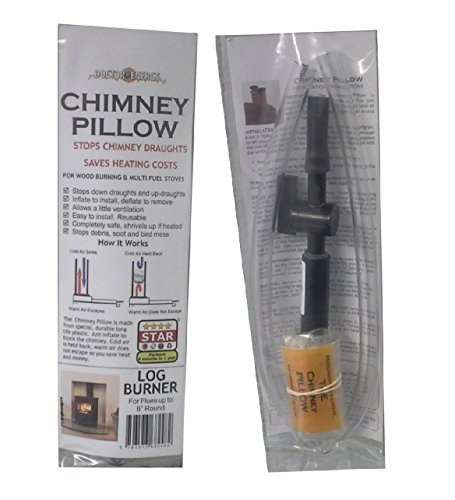 Chminey Pillow Chimney Pillow - Coussin de cheminée rond 15cm spécialement pour poêles à bois / bûches code EAN 0793573682482 